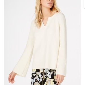 Textured Bell Sleeve Sweater